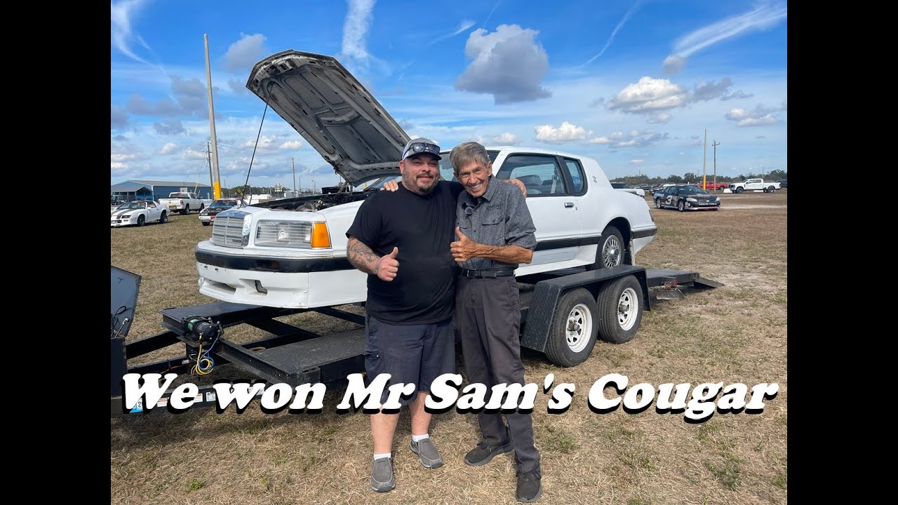 We won Mr Sam's Cougar at Cleetus Garage Sale Auction and behind the scene coverage very long video