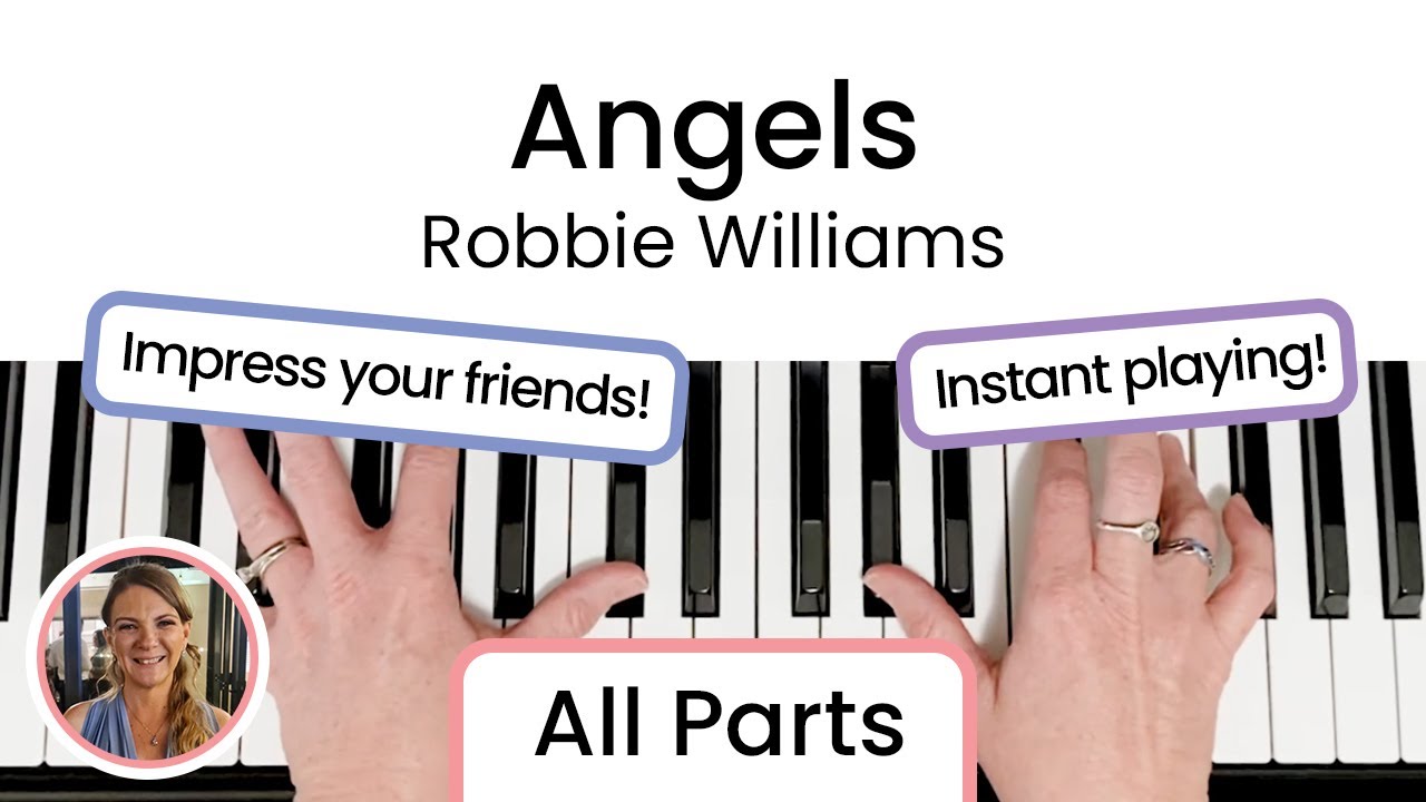 How to play Angels - Robbie Williams | EASY Piano Tutorial!!