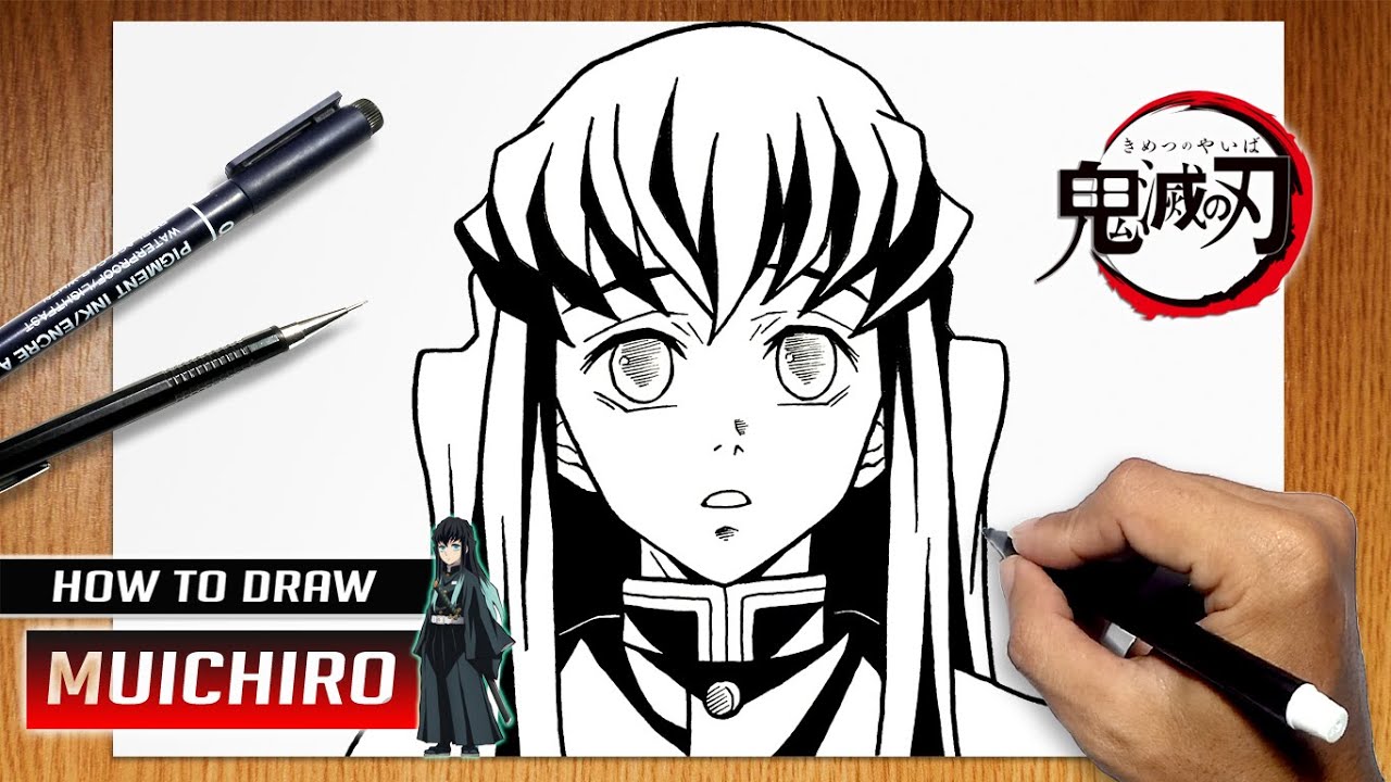 How to draw Muichiro Tokito from Kimetsu no Yaiba