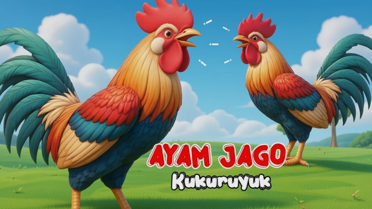 Ayam Jago Kukuruyuk | Lagu Ayam Berkokok | Lagu Anak Indonesia Populer