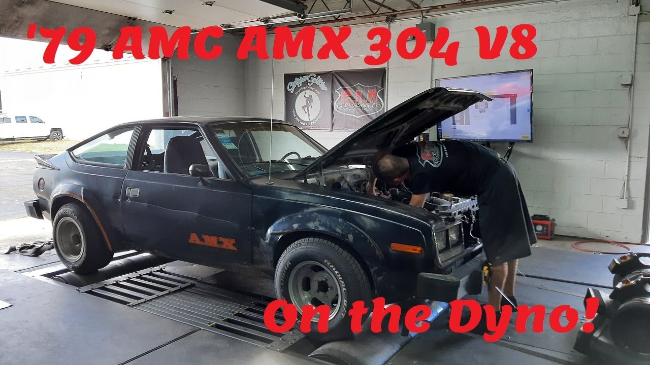 '79 AMC AMX 304 V8 Hits the Dyno at CIA Performance! Honest numbers, and honest headaches!