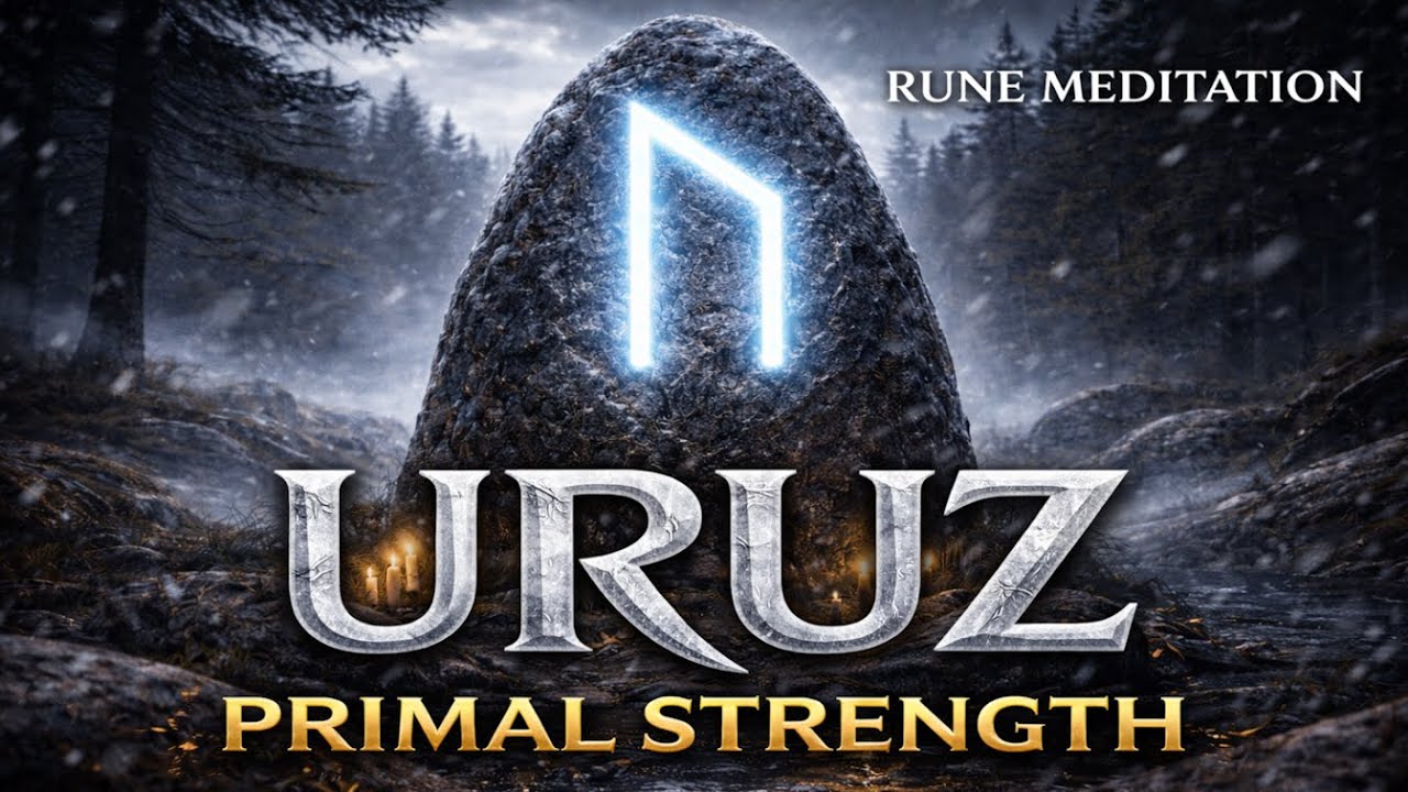 URUZ ᚢ — Primal Strength | Dark Nordic Ambient for Study, Gaming & Sleep (Loop)