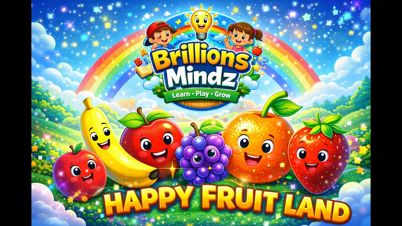 Happy Fruit Land – Learn Fruits with Fun! | Kids Educational Video