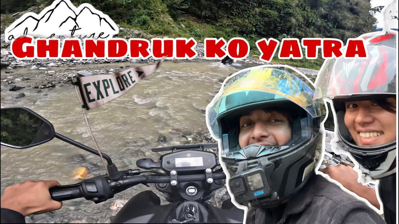 ADVENTURE 🔥 | GHANDRUK KO YATRA ❤️ | Nischal Lmc |
