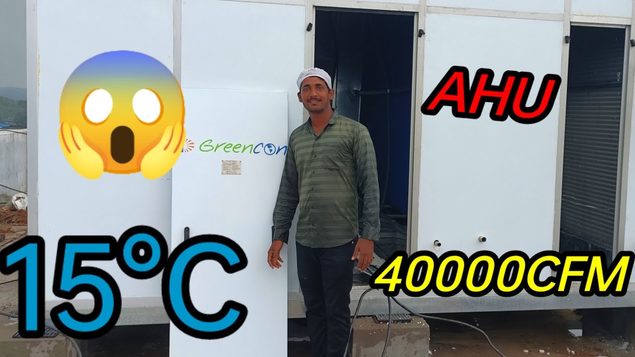 Dubal Stage Air Washer 40000CFM 😱Full child 🥶 Air Handling Unit (AHU) #Ahu #Coldair #Ahucoldair