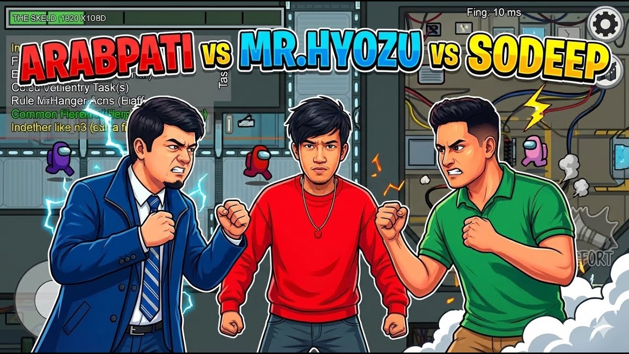 AMONG US WITH LAZY SQUAD || ARABPATI