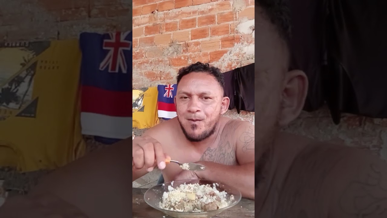 ALMOÇANDO UMA CARNE GUIZADA💪💪💪