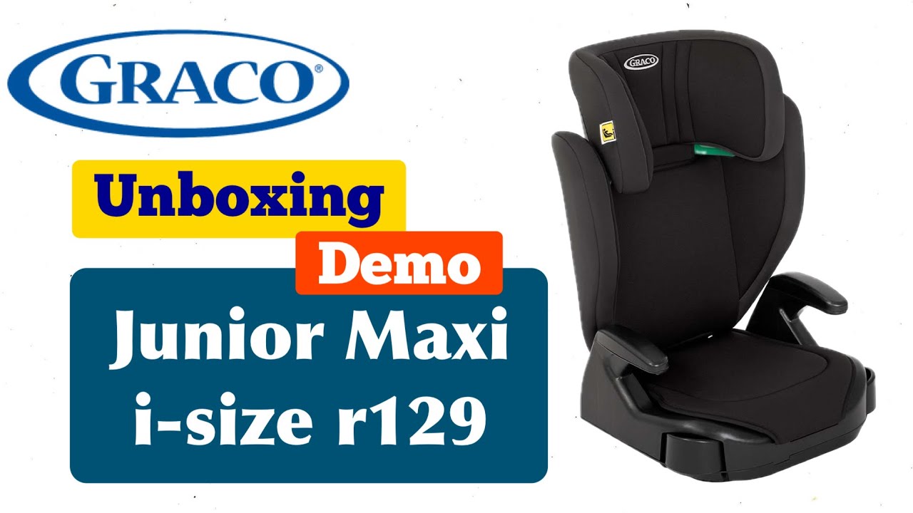 Graco Junior Maxi i-Size r129 Unboxing Assembly Demo | Graco Junior Max Car Seat | Costco Shopping