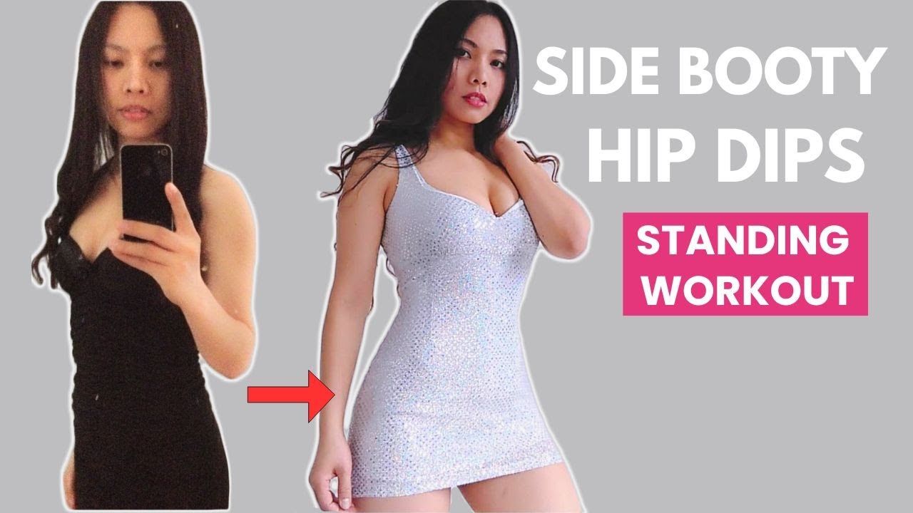 Grow Side Booty, Curvy Hips, Hourglass Hip Standing Workout At Home, No Equipment