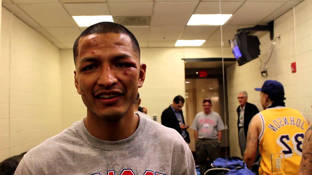 Aaron Martinez after his victory over Devon Alexander