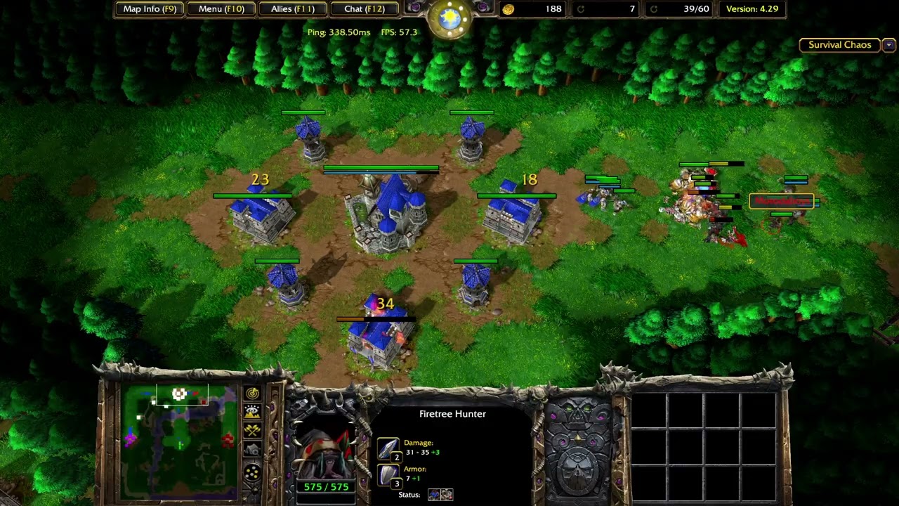 Warcraft 3 - Custom Map - Survival Choas