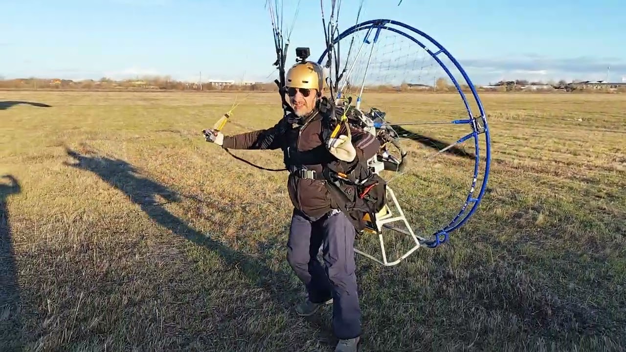 Paramotor training: Touch 'n go's & low passes