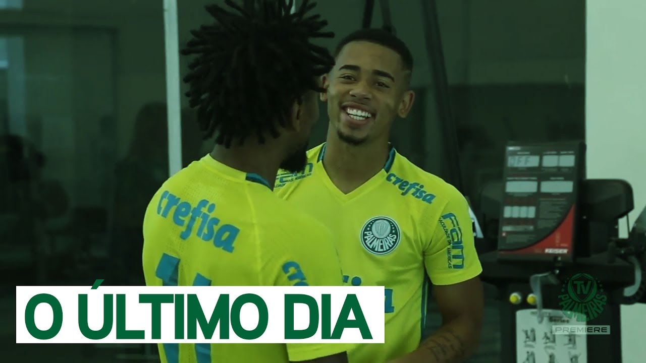 O último dia de Gabriel Jesus no Palmeiras