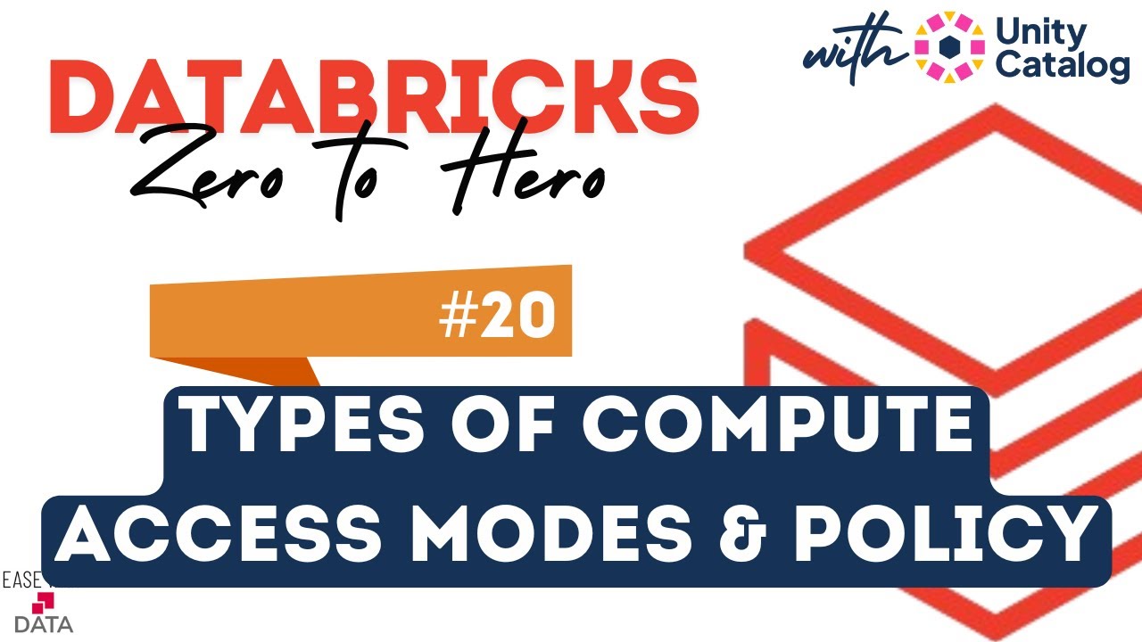 20 Databricks Computes - All Purpose & Job | Access Modes | Cluster Policies | Cluster Permissions
