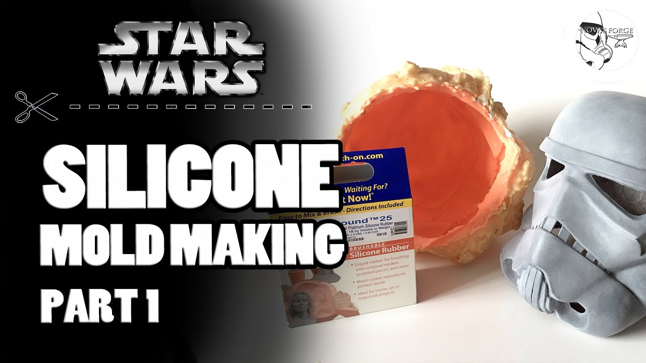 Как сделать силиконовую форму шлема | How to make a silicone mold Stormtrooper helmet PT.1
