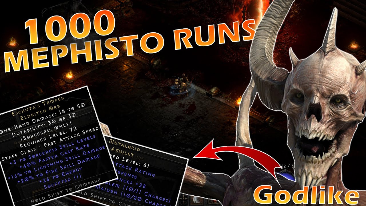 1000 забегов Мефисто — обзор добычи из воскрешённого Diablo 2