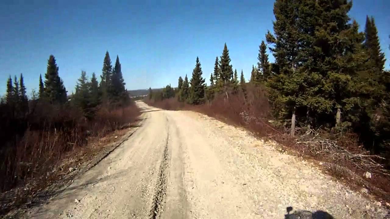 1972 Moto Guzzi Eldorado on the Trans-Taiga Road
