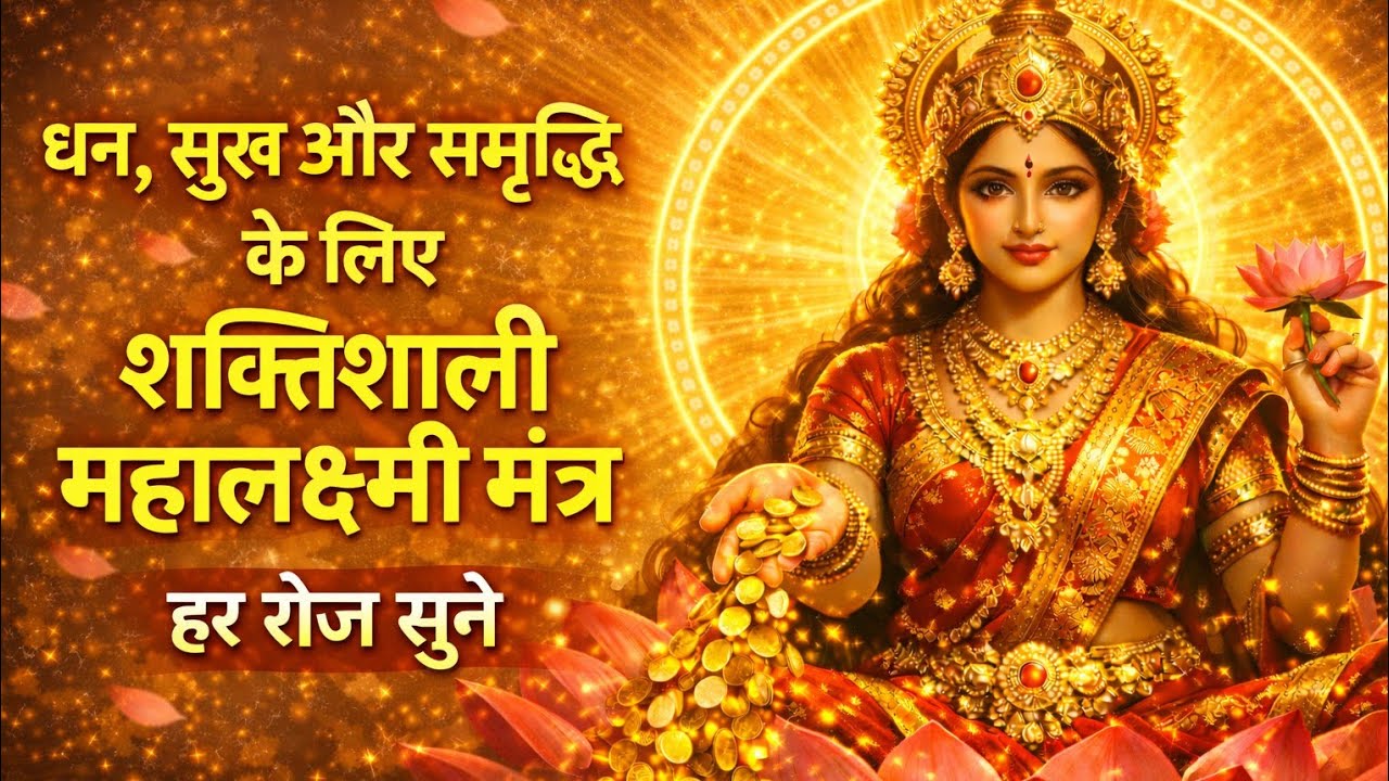 धन, सुख और समृद्धि के लिए शक्तिशाली महालक्ष्मी मंत्र#moneymantra #viral #mantra#trending#bhaktisong