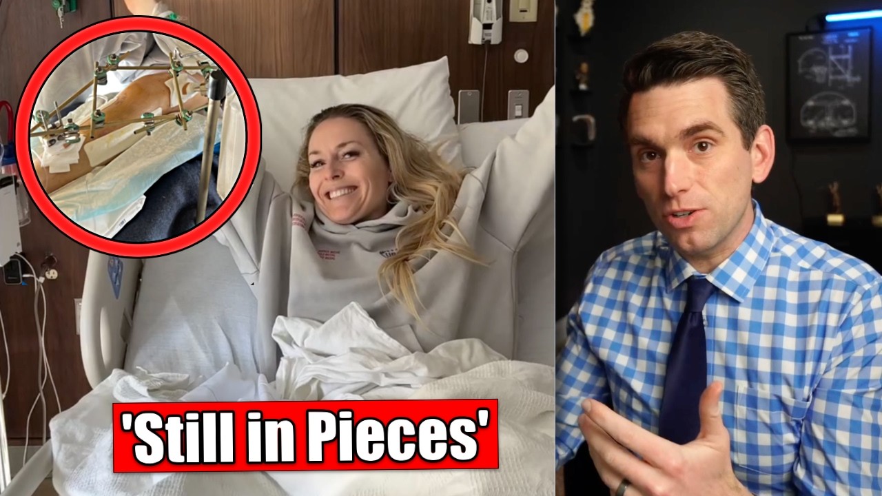 Lindsey Vonn Reveals Leg Injury Updates and Returns Home - Doctor Explains