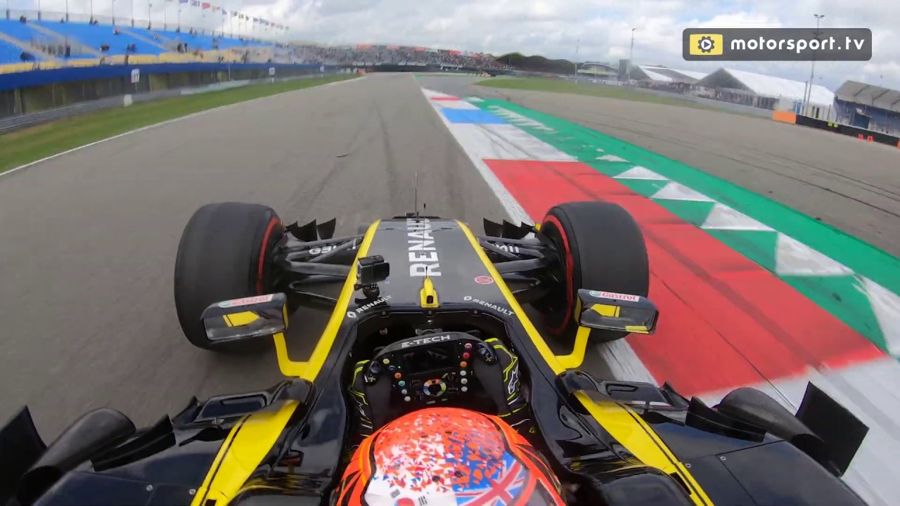 Ronde onboard over het TT Circuit Assen met de Renault F1 RS17
