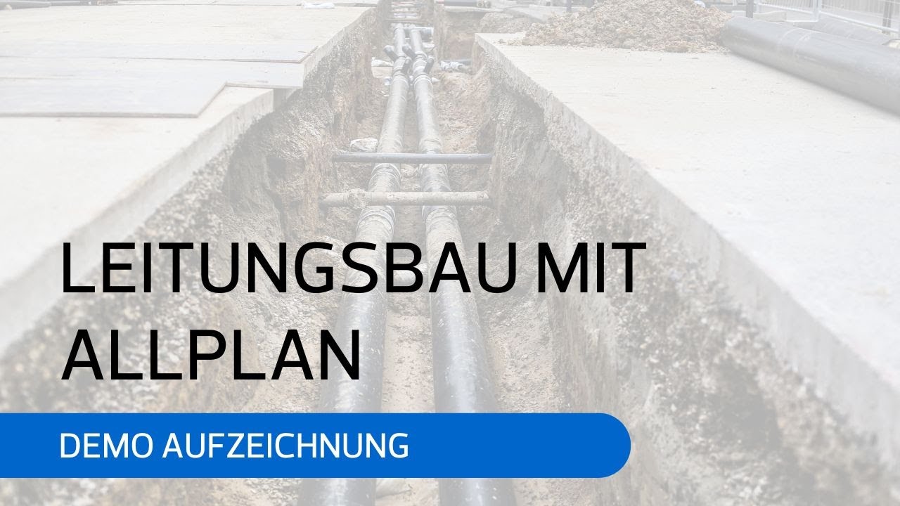 ALLPLAN Kanalisation und Werkleitungen DEMO