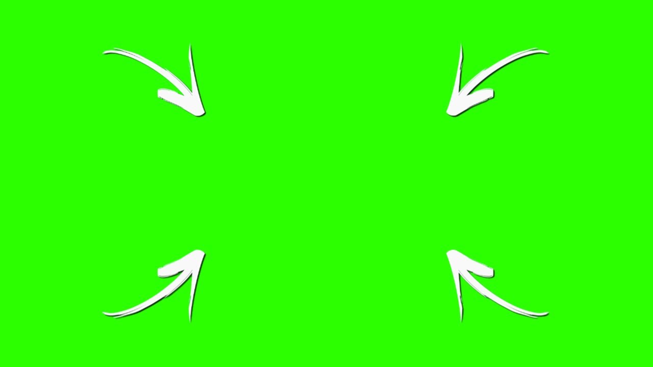 Animated Arrows #2 / Green Screen - Chroma Key