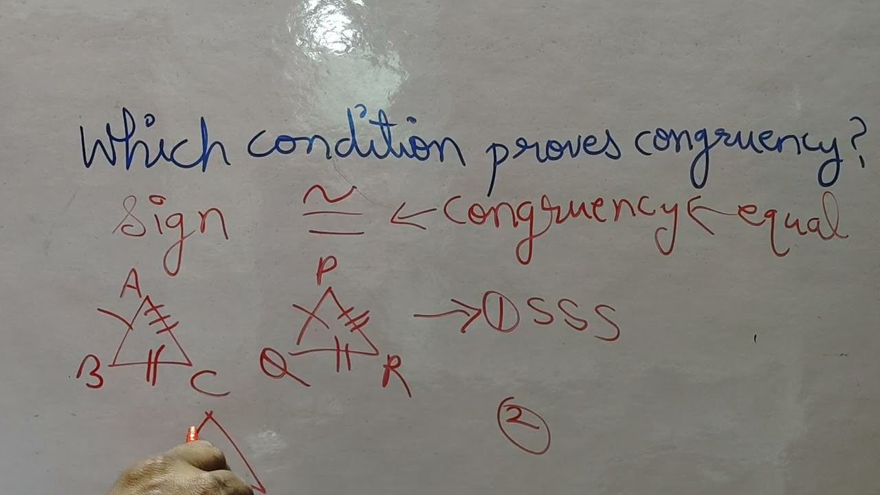 Congruent triangle property 