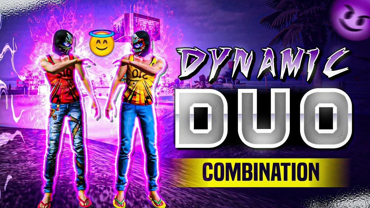 NEW DYNAMIC DUO TOP 5 UNIQUE DRESS COMBINATION / DUO PARTENER DANGEROUS COMBINATION IN FREE FIRE