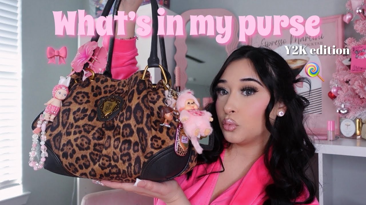 WHAT’S IN MY PURSE (juicy couture y2k edition) 🎀🍭💕