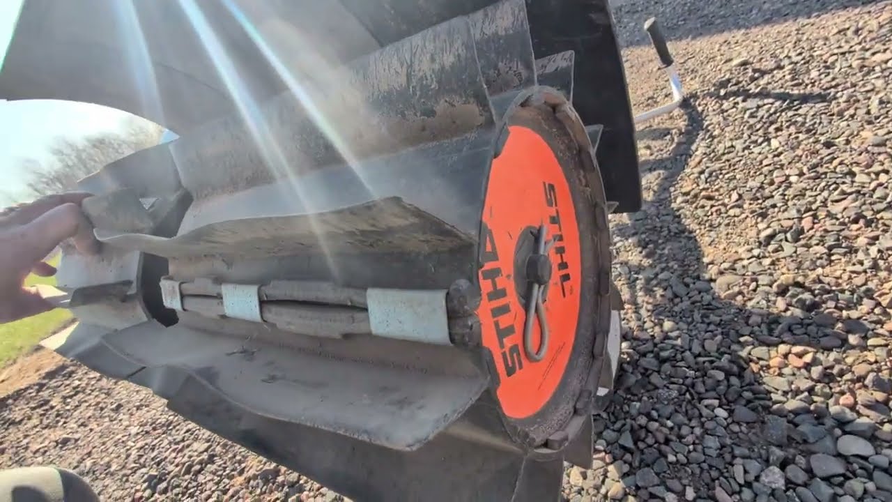 Our Stihl Yard Boss with a Power Sweeper 12yr Review