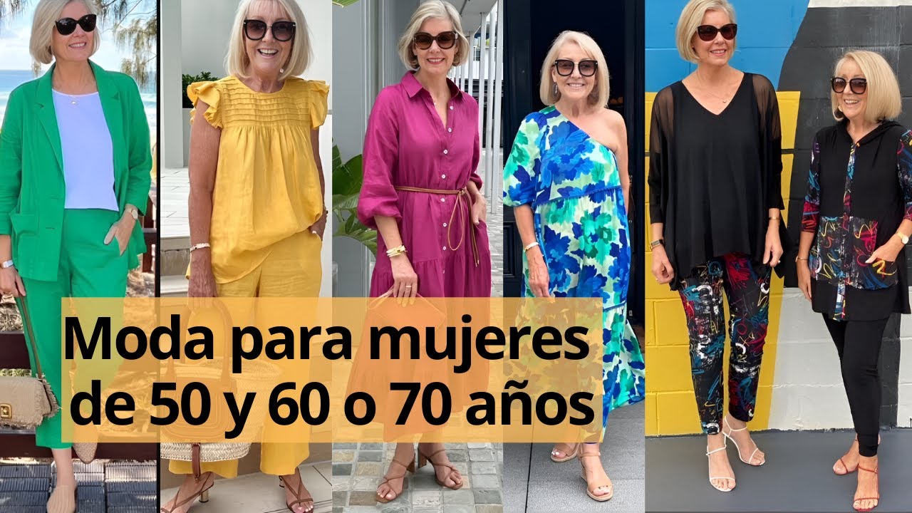 Moda para mujeres de 50 y 60 o 70 años y más al estilo de Linda y Leanne #modamujer #moda #outfit