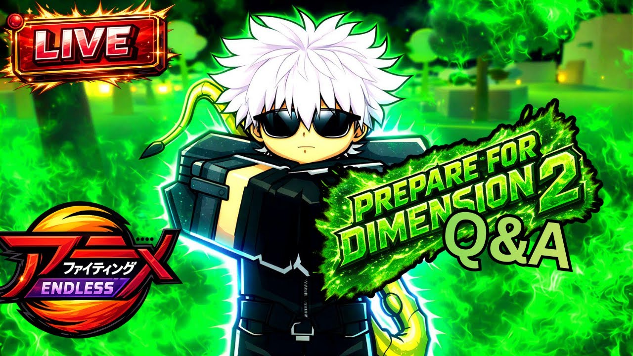 🟢LIVE Q&A ON DIMENSION 2 UPDATE (WITH THE OWNER)🟢AFS ENDLESS