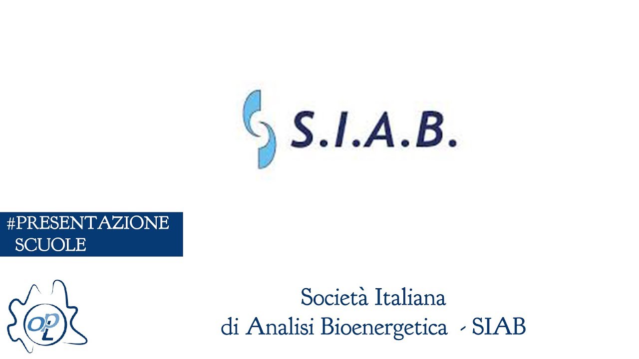 Presentazione Società Italiana di Analisi Bioenergetica - SIAB