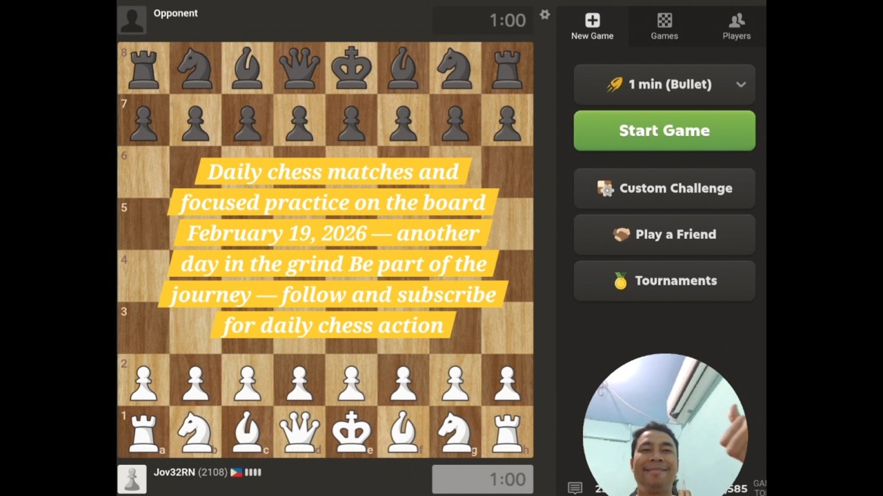 Game 188 of the Chess Hustle — the grind never stops♟️ #chess  #chesslife #chessbattle #grandmaster