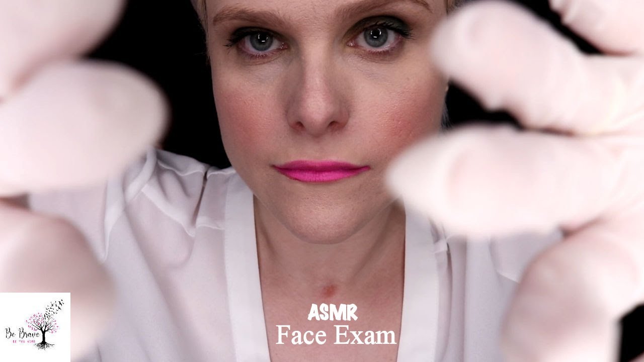 A Relaxing ASMR Face Exam With Latex Gloves