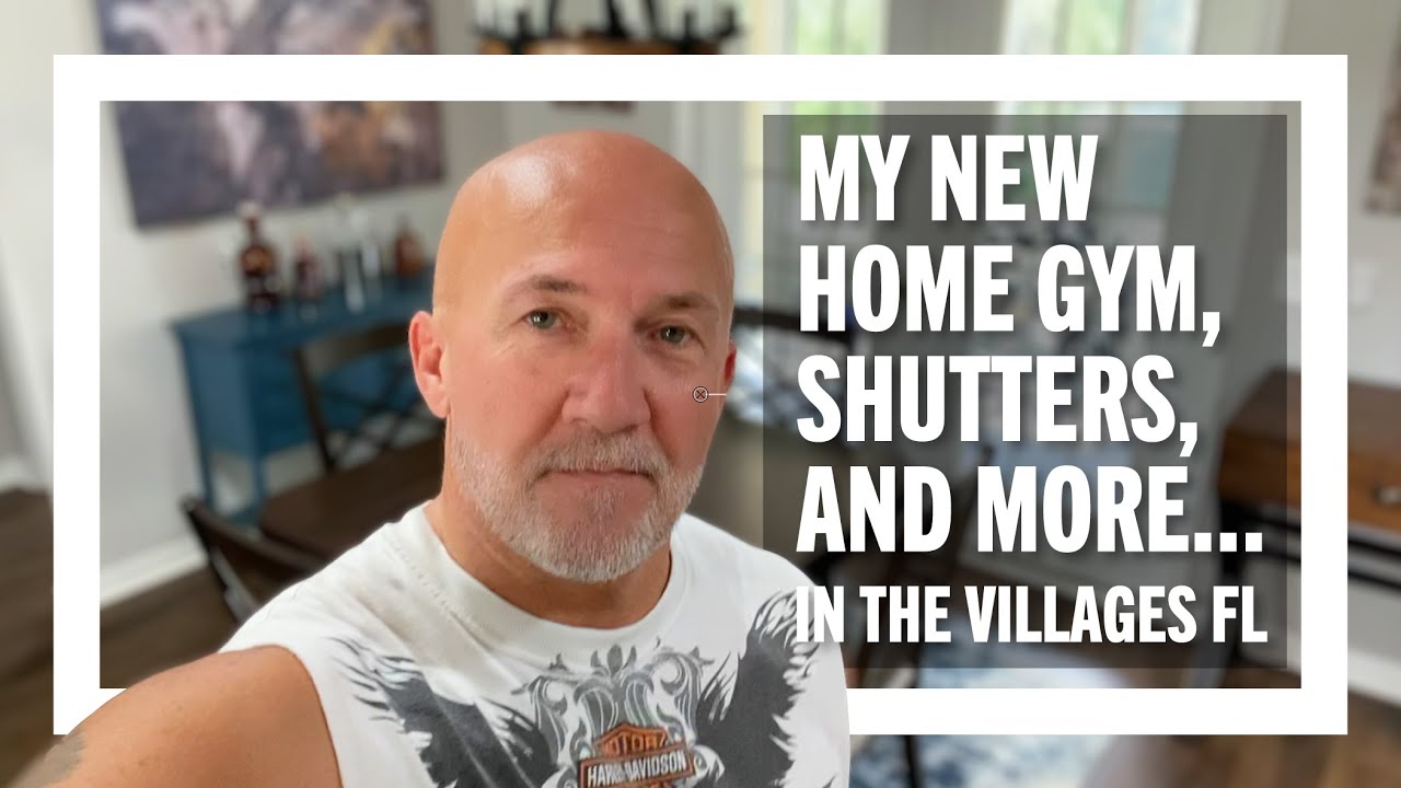🏠 Мой новый домашний спортзал, установлены жалюзи и многое другое... | Виллиджс, Флорида