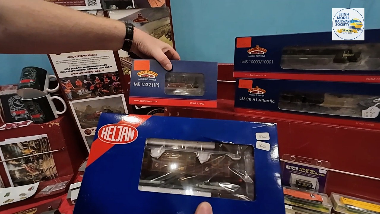 Охота за выгодными моделями железных дорог: выставка Leigh Model Railway Show 2026