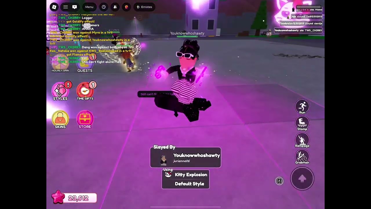Beating TEAMERS in baddies brawl💕