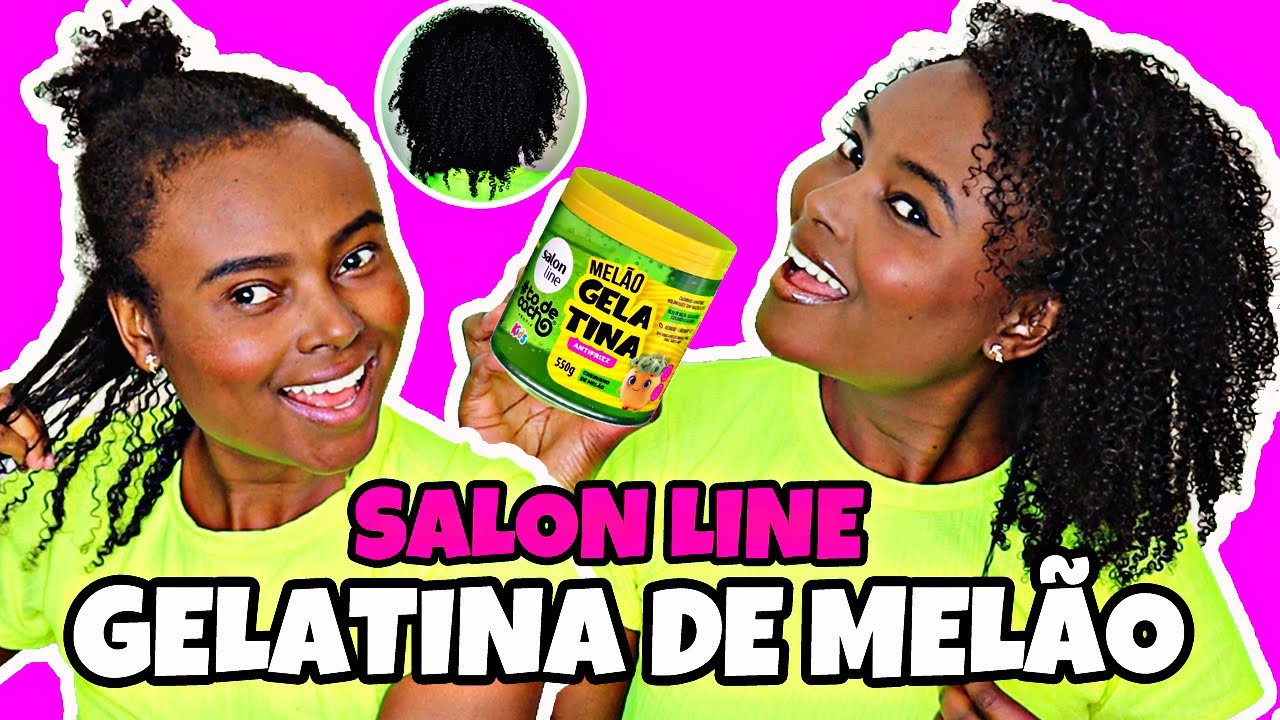 TESTEI LANÇAMENTO GELATINA DE MELÃO SALON LINE