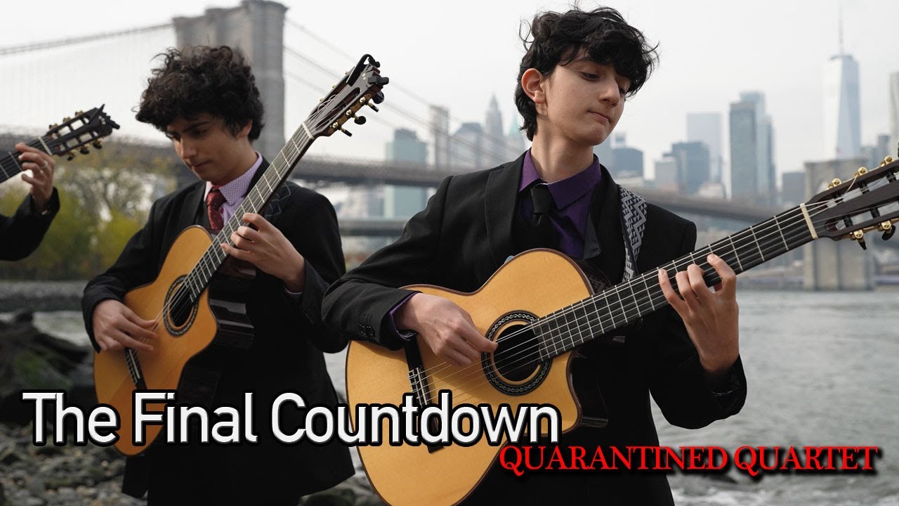 The Final Countdown (Spanish Guitar Cover) - Quarantined Quartet