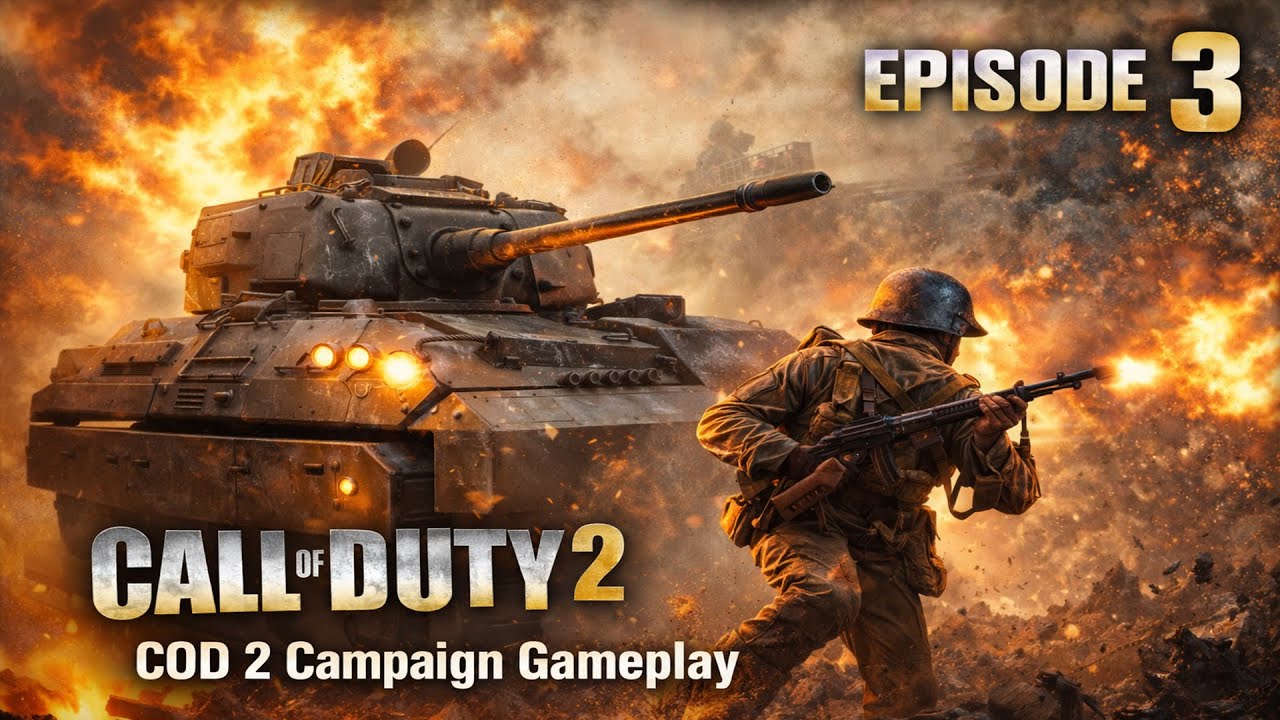 Call of Duty 2 Full Gameplay Urdu | Yeh Mission Expect Nahi Tha 😨 | EP 3
