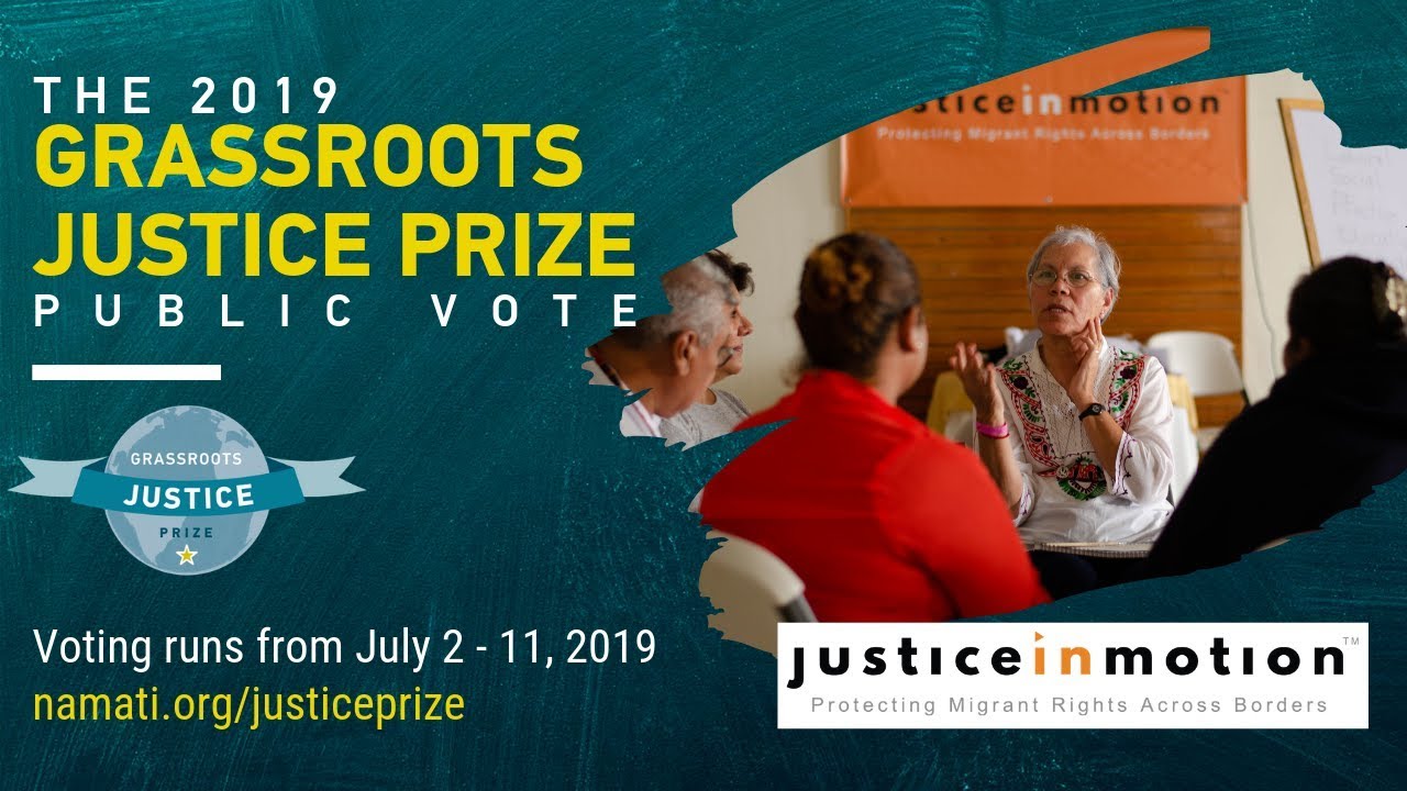 Grassroots Justice Prize Public Vote - Justice In Motion