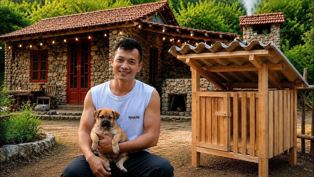 Ngo Tue Welcomes a New Family Member &mdash; Building a Cozy Home for His Adorable Puppy!