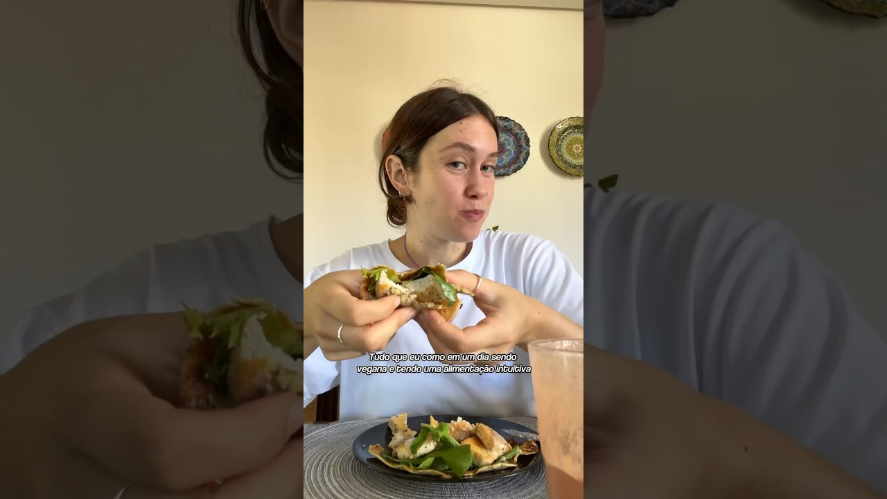 TUDO QUE EU COMO EM UM DIA VEGANO SAUD&Aacute;VEL E SEM FAZER DIETA 🙏🏼🌱