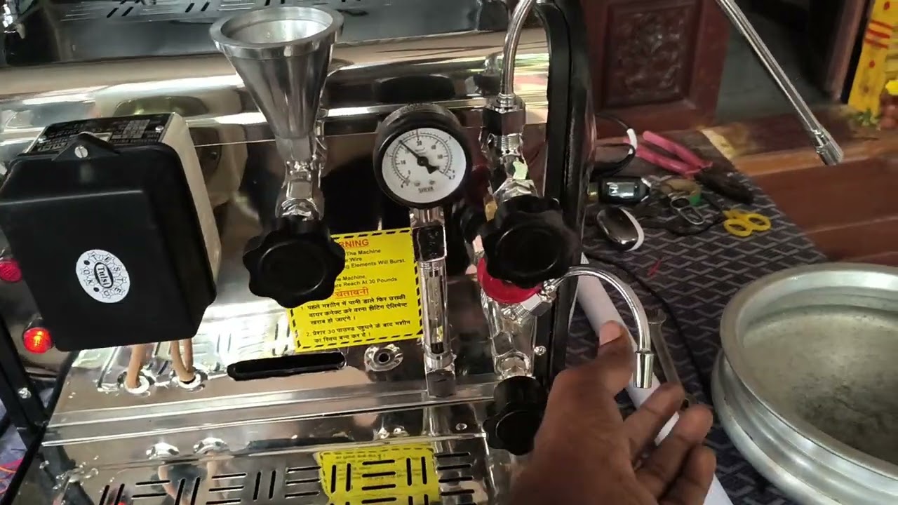 How auto cut-off works in Indian coffee machine.
