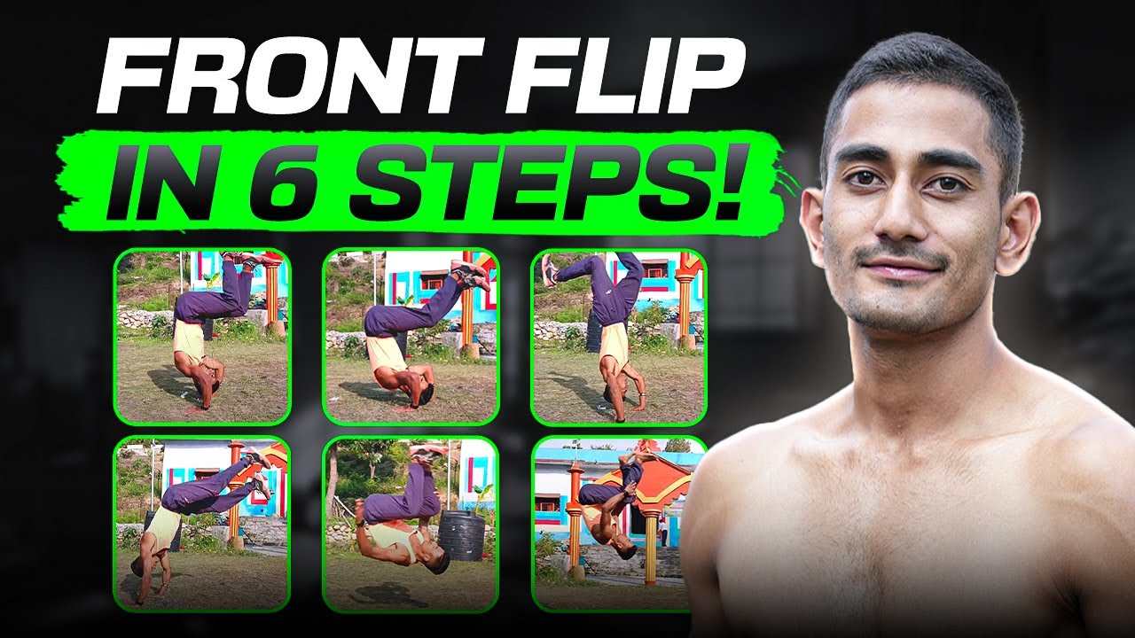 How to Do a Front Flip in Hindi | 6 मिनट में सीखें Front Flip आसान तरीका