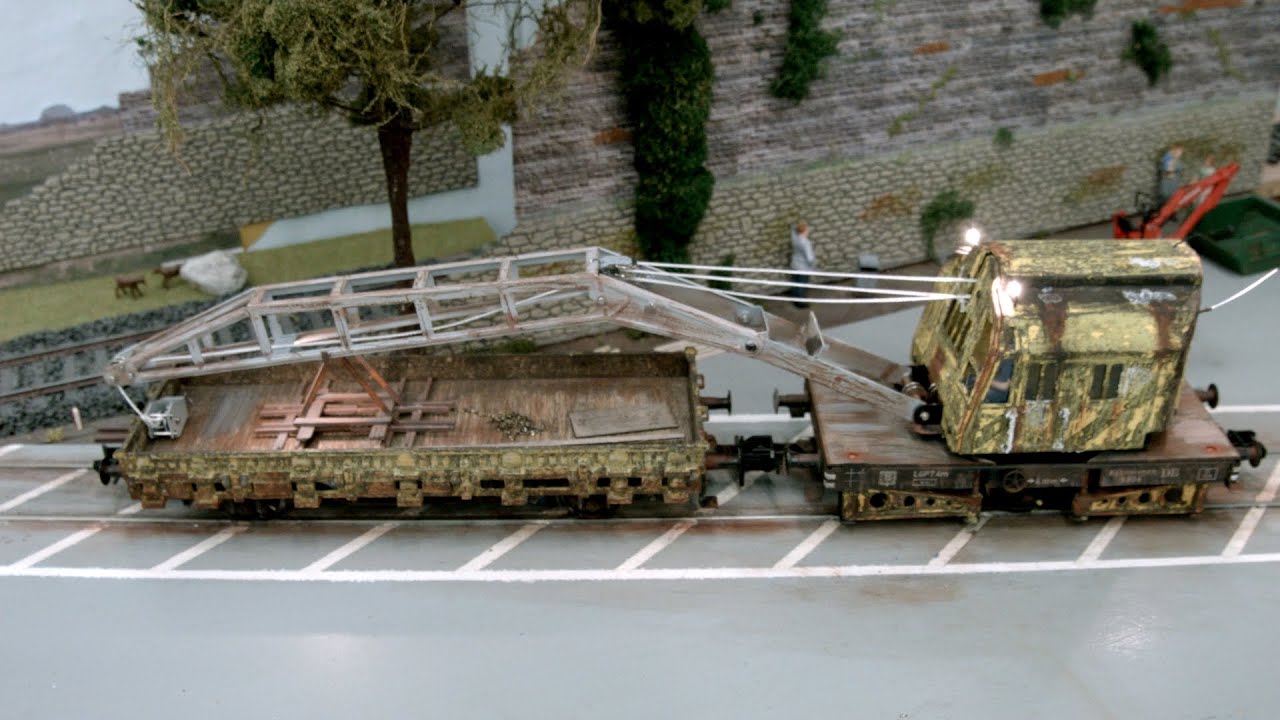 Umbau eines Spur 1-Kranwagens von Märklin 54990 (94)