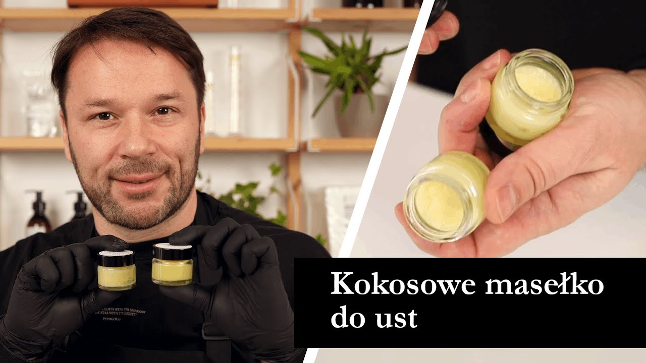 Kokosowe masełko do ust | Naturalna receptura DIY | ECOSPA