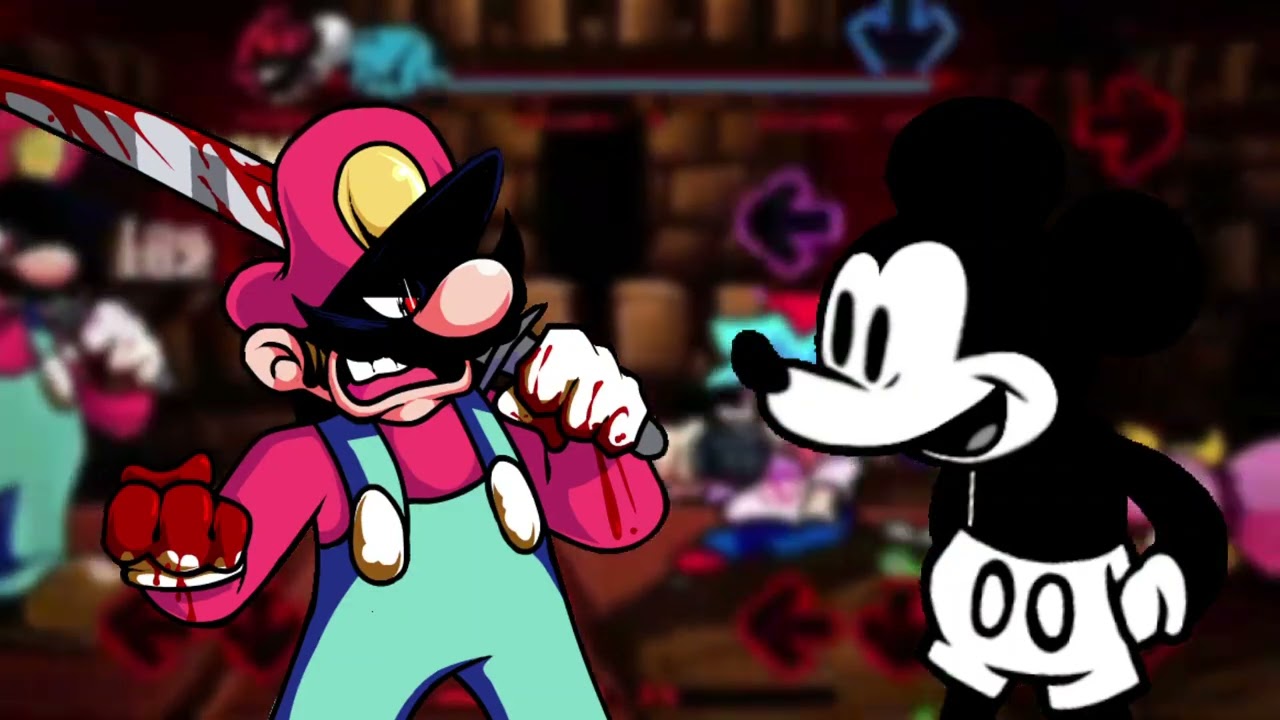 Mario Madness v2: Devil Mario Vs Mickey Mouse (S.N.S.) Sings No Hope