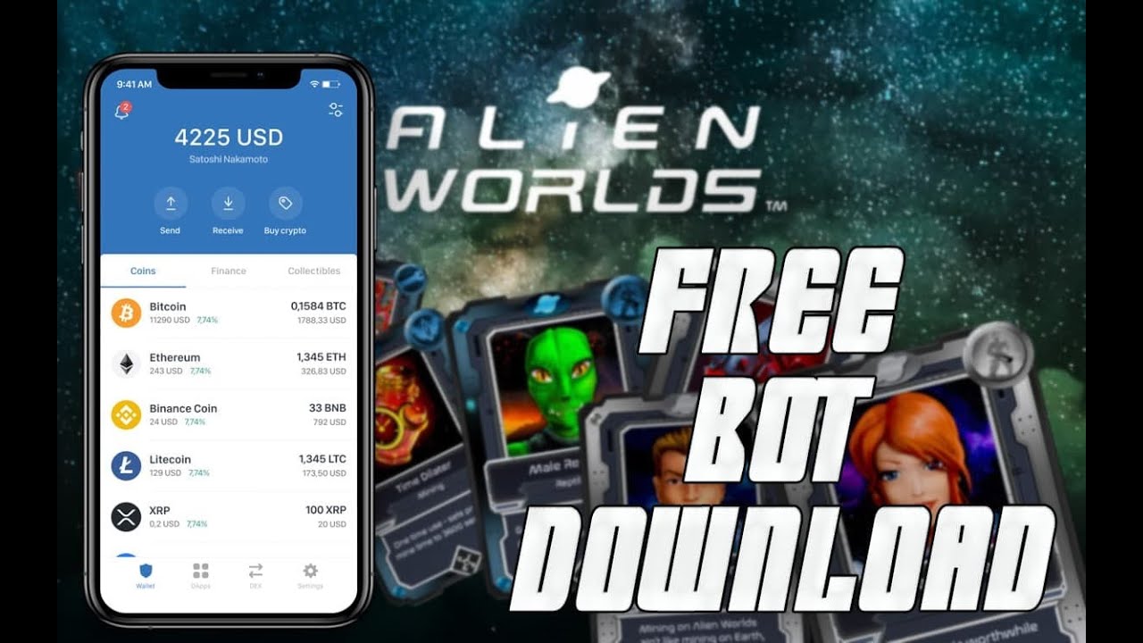 🔥 NEW ✅ ALIEN WORLDS BOT DOWNLOAD FREE🔥 UNDETEDTED 🔥 AUTOFARM NFT ✅